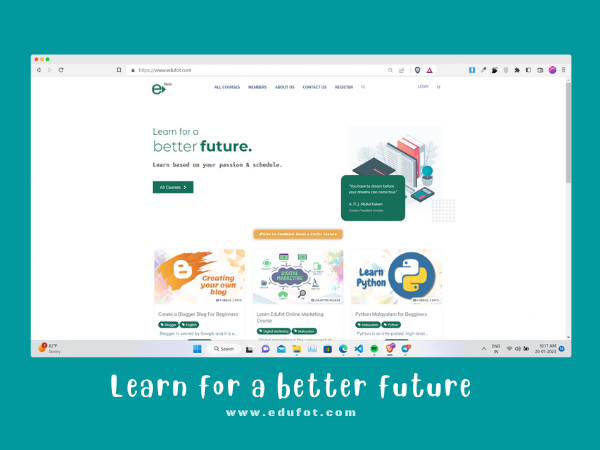 Edufot - Online Learning platform