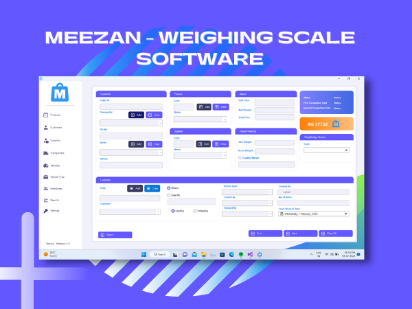 Meezan - Weighing scale software
