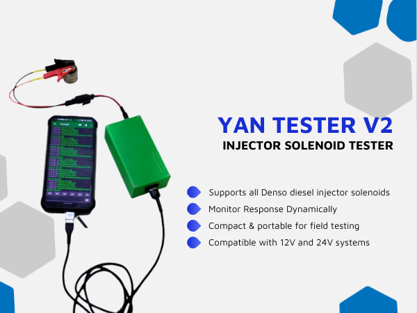 YAN Tester V2 – Injector solenoid tester